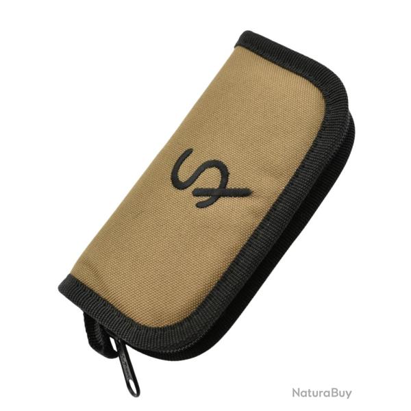 PIERRE SUPPER - HOUSSEBEIGE - Housse de transport beige pour couteau avec logo Supper