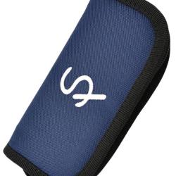PIERRE SUPPER - HOUSSEBLEU - Housse de transport bleue pour couteau avec logo Supper
