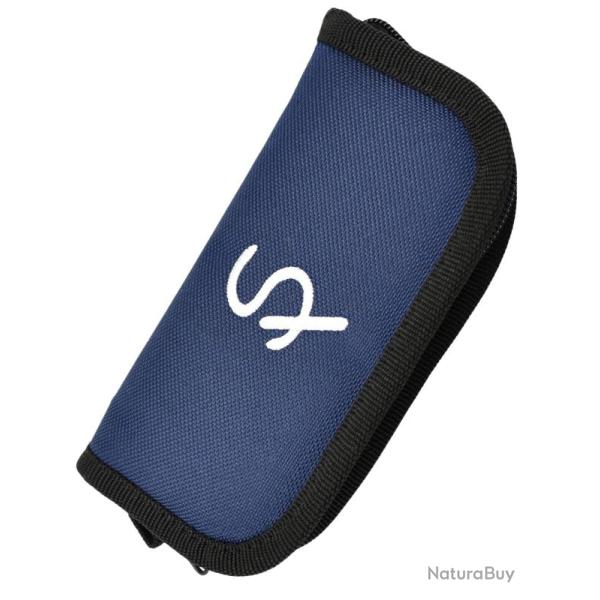 PIERRE SUPPER - HOUSSEBLEU - Housse de transport bleue pour couteau avec logo Supper