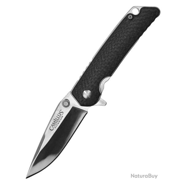 CAMILLUS - 19814 - TRC couteau pliant lame VG10 et manche fibre de carbone