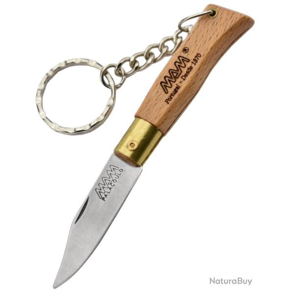 MAM - MAM2002 BOIS CLAIR - Mini couteau pliant porte-cl�s portugais
