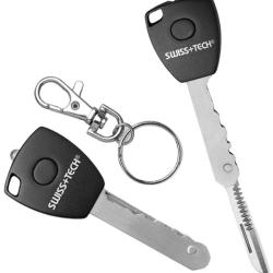 SWISSTECH - UKCSBKMX - Utili-Key MX - Outil porte-cl&eacute;s 5 en 1