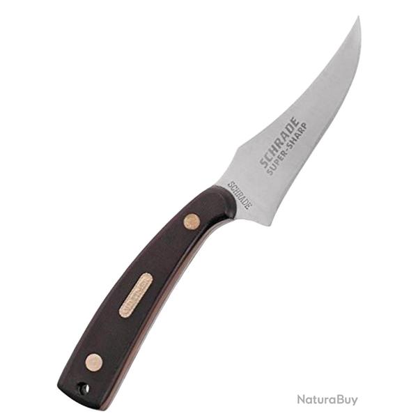 SCHRADE - 152OTCP - Old Timer Couteau fixe lame acier 7Cr17 et manche polym�re