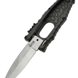 SCHRADE - SCHSA - Couteau &agrave; ouverture lat&eacute;rale assist&eacute;e lame acier stonewash