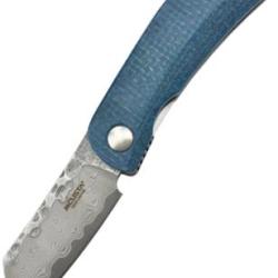 MCUSTA - MC212D - Lame Damas San-Mai, Manche Micarta Bleu et Noir