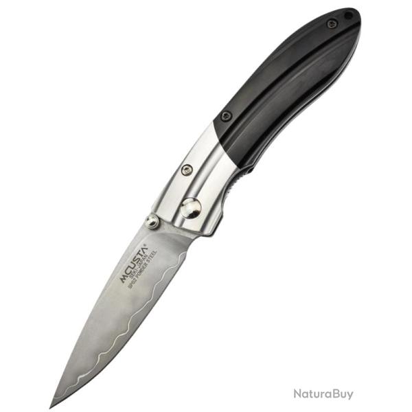 MCUSTA - MC142G - Manche Pakka noir lame acier SPG2