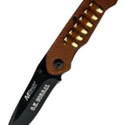 MTECH - MT469 - Manche en cuir design cartouches