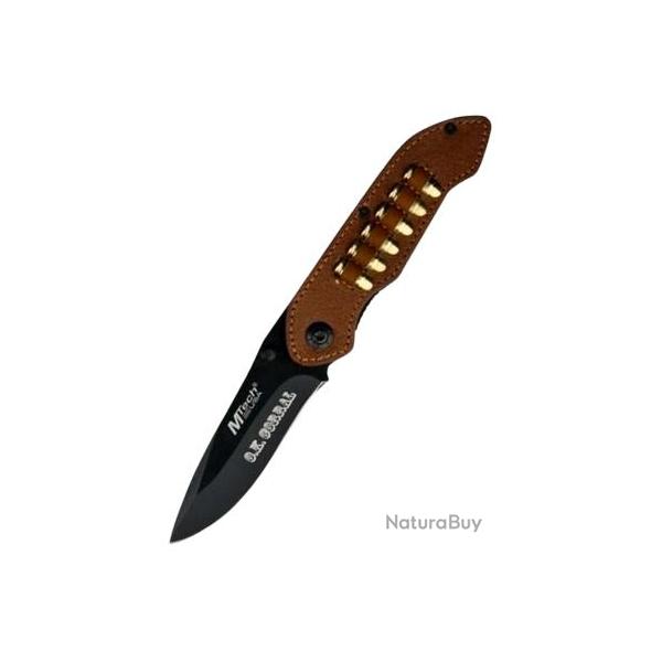 MTECH - MT469 - Manche en cuir design cartouches
