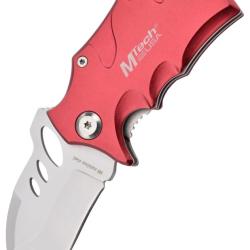 MTECH - MT365RD - Couteau de poche Rouge en acier 440
