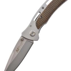 MTECH - MT355 - Lame acier 440 et manche acier et G10
