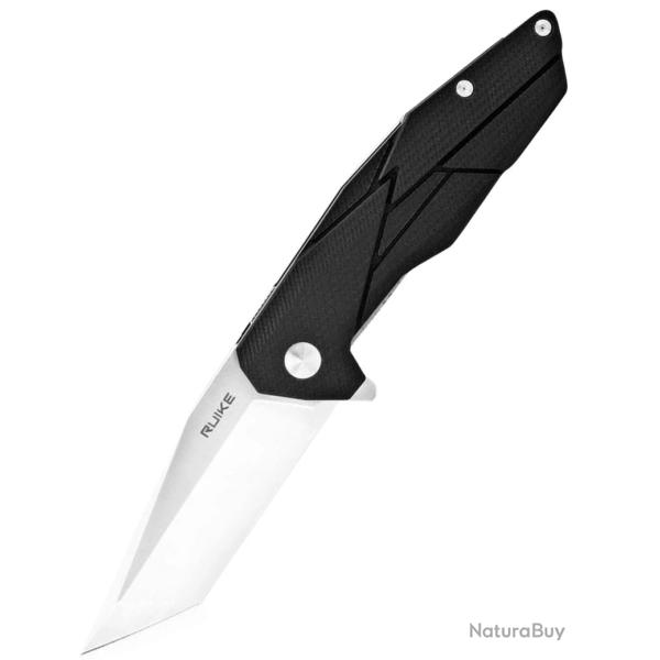 RUIKE - P138B - Couteau pliant Lame Tanto - Couleur Noir