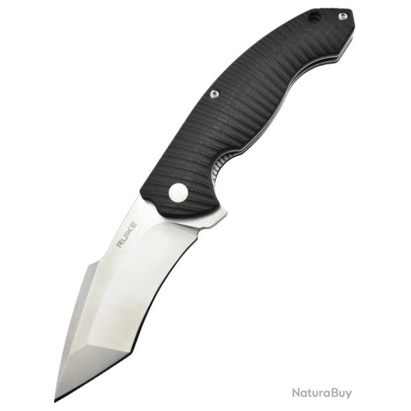 RUIKE - P851B - Lame acier 14C28N manche G10