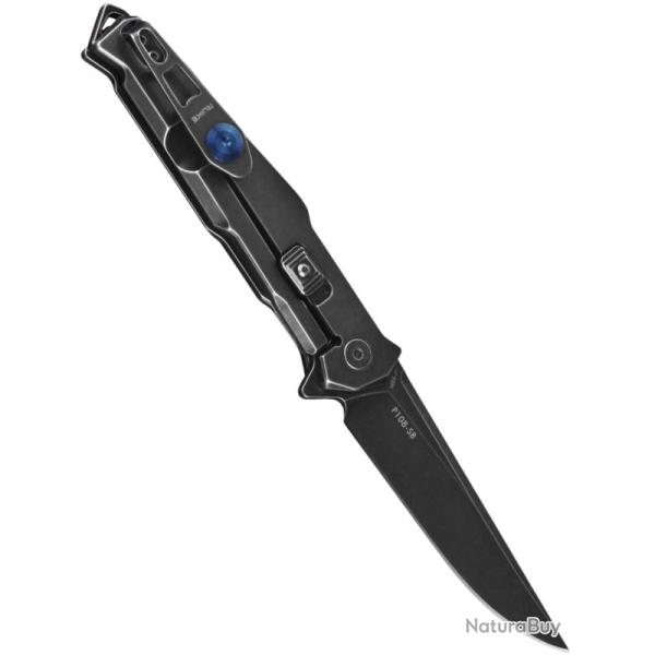 RUIKE - P108SB - Couteau pliant - Noir stonewash