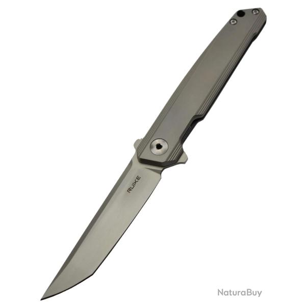 RUIKE - M126TZ - Couteau lame acier 154CM manche titane TC4