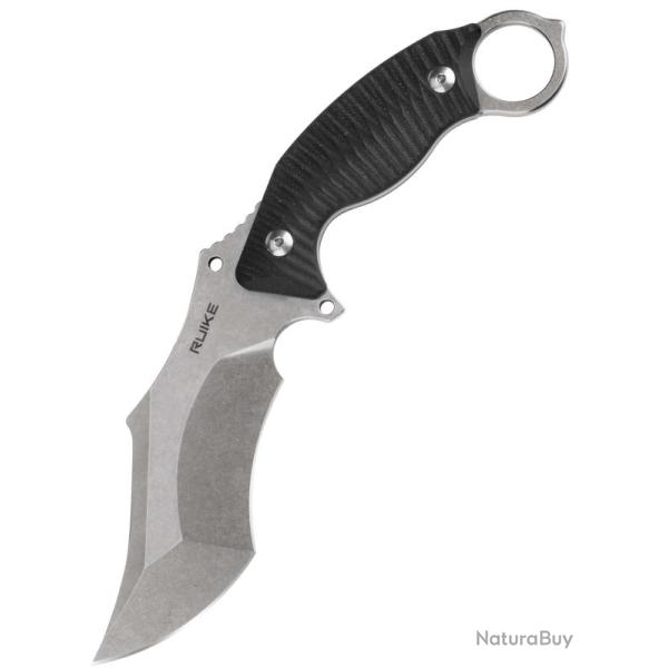 RUIKE - F181B - Couteau Karambit acier 14C28N manche G10