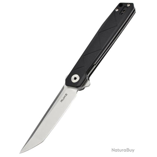 RUIKE - P127B - Lame acier 14C28N manche G10