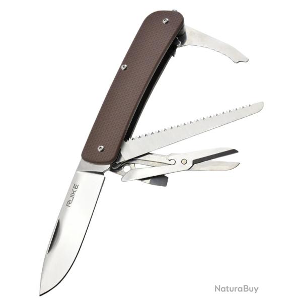 RUIKE - L42N - Marron Couteau multifonctions collection Criterion