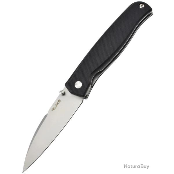 RUIKE - P662B - Lame acier 14C28N manche en G10