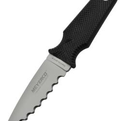 MEYERCO - MANKRBX - Couteau fixe lame serrations design Blackie Collins
