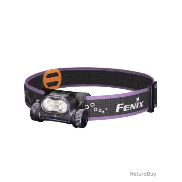 FENIX - HM65R-T V2.0 VIOLETTE - Lampe Frontale Rechargeable - 1600 LUMENS