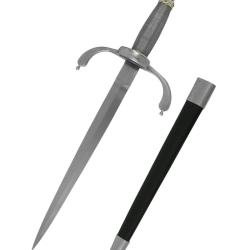 HANWEI - SH2209 - Gustav Main Gauche Dague en acier forg&eacute; style Renaissance