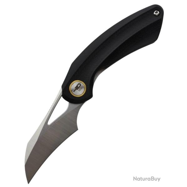 BESTECH KNIVES - Bihai BG53A-1 - Couteau pliant - Design Ostap Hel, Lame Hawkbill en 14C28N