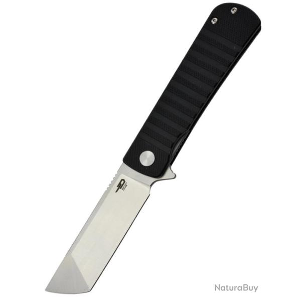 BESTECH KNIVES - Titan BG49A-1 - Couteau pliant Lame Tanto en D2, Manche G10