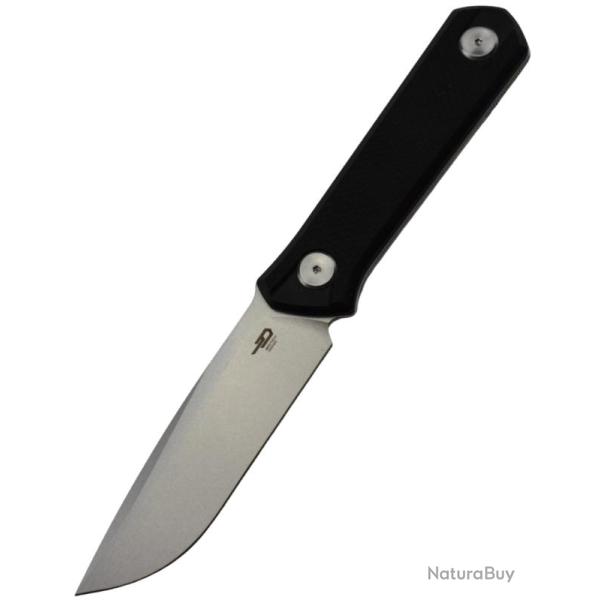 BESTECH KNIVES - Hedron BFK02A - Couteau fixe Lame D2, design Ostap Hel, EDC polyvalent