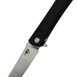 BESTECH KNIVES - Scimitar BG05A-1 - Couteau pliant Lame D2, design moderne et ergonomique