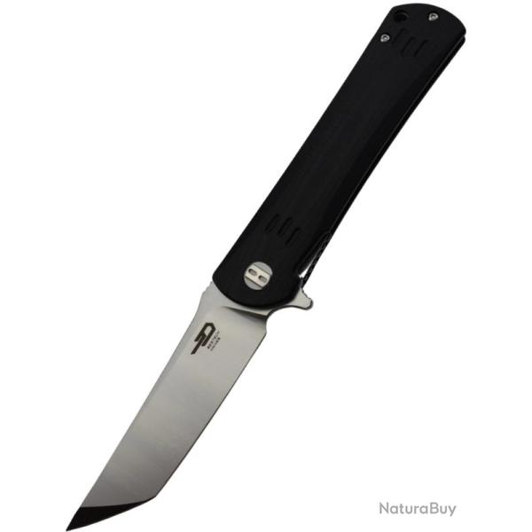BESTECH KNIVES - Scimitar BG05A-1 - Couteau pliant Lame D2, design moderne et ergonomique