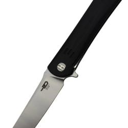BESTECH KNIVES - Kendo BG06A-1 - Couteau pliant Lame Tanto en D2, Manche G10