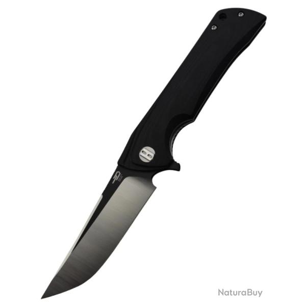 BESTECH KNIVES - Paladin BG13A-2 - Couteau pliant lame Drop-Point D2, Manche G10, Clip de Poche