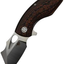 BESTECH KNIVES - Lizard BG39A - Couteau pliant Lame D2, Poign&eacute;e G10, Compact et Pratique