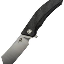 BESTECH KNIVES - Cubis BG42A - Couteau pliant lame D2, manche micarta, style cleaver