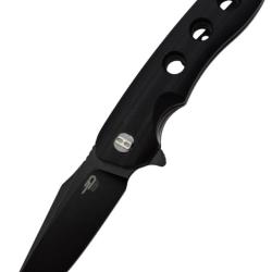 BESTECH KNIVES - Arctic BG33A-2 - Couteau pliant lame D2, finition blackwash, design pratique
