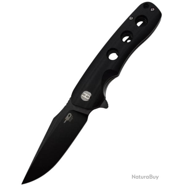 BESTECH KNIVES - Arctic BG33A-2 - Couteau pliant lame D2, finition blackwash, design pratique