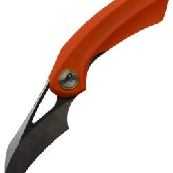BESTECH KNIVES - Bihai BG53B-2 - Couteau pliant Lame Hawkbill, Acier Sandvik 14C28N, Manche G10