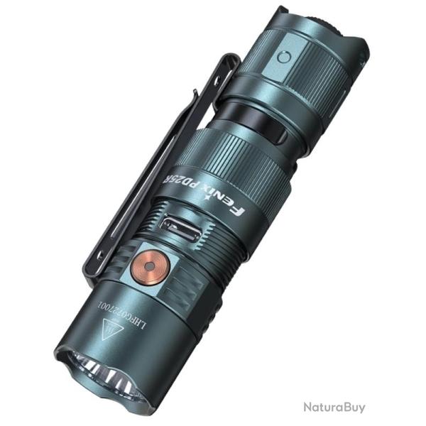FENIX - PD25R SG - Sierra Green - Lampe de poche portable rechargeable - 800 LUMENS
