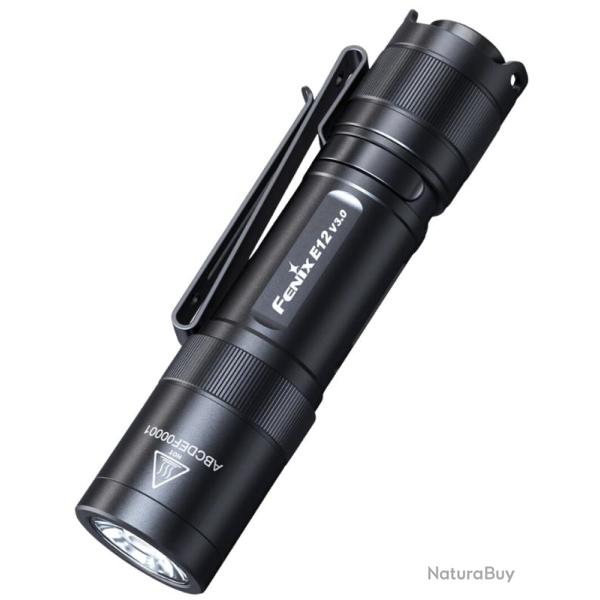 FENIX - E12 V3.0 - Lampe de poche EDC - 200 Lumens