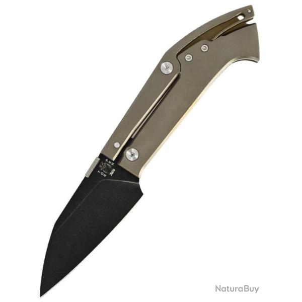 MAXKNIVES X TORPEN Warthog - MKH02B titane anodis�