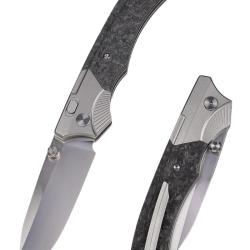 REMETTE - WD107 - Couteau de poche en titane