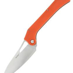 TACRAY - TR-FK02 - Couteau de cuisine pliant lame VG10 manche G10 orange