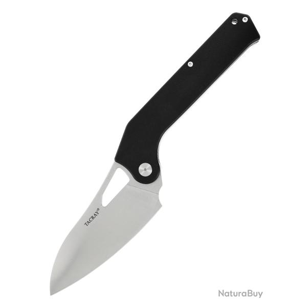 TACRAY - TR-FKK01 - Couteau de cuisine pliant lame VG10 manche G10 noir