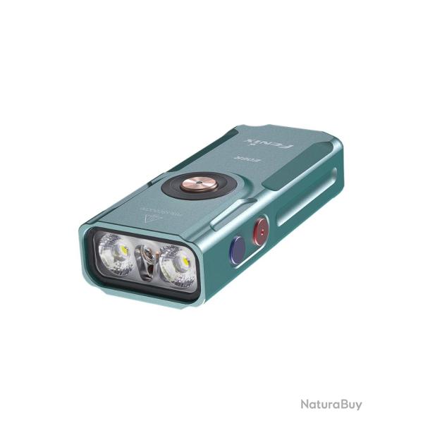 FENIX - E06R Turquoise - Lampe de poche porte-cl�s 3 en 1