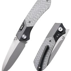 REMETTE - Couteau RT-Meteor - Manche Titane Lame M390 RTPT-B