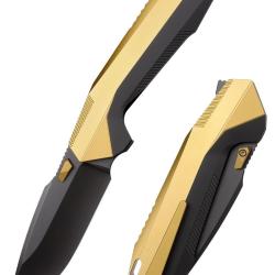 REMETTE - RTWK1-G - Couteau RTWK1-G Manche Titane Lame M390 WK1-G