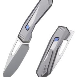 REMETTE - RTCZ-G Couteau Agile Peregrine Falcon manche en titane, lame M390