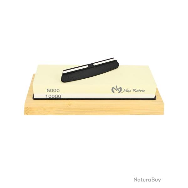 MAXKNIVES - MK1709 - Pierre d'aff�tage sur support + guide d'aff�tage