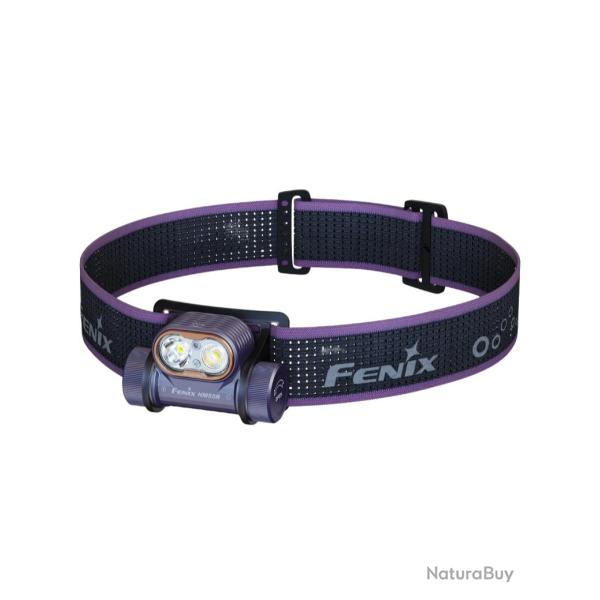 FENIX - HM55R Violet - Lampe frontale ultra l�g�re - 1200 LUMENS