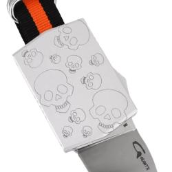 GOLGOTH - G15SKS - SKULL SILVER - Bracelet Couteau OTF